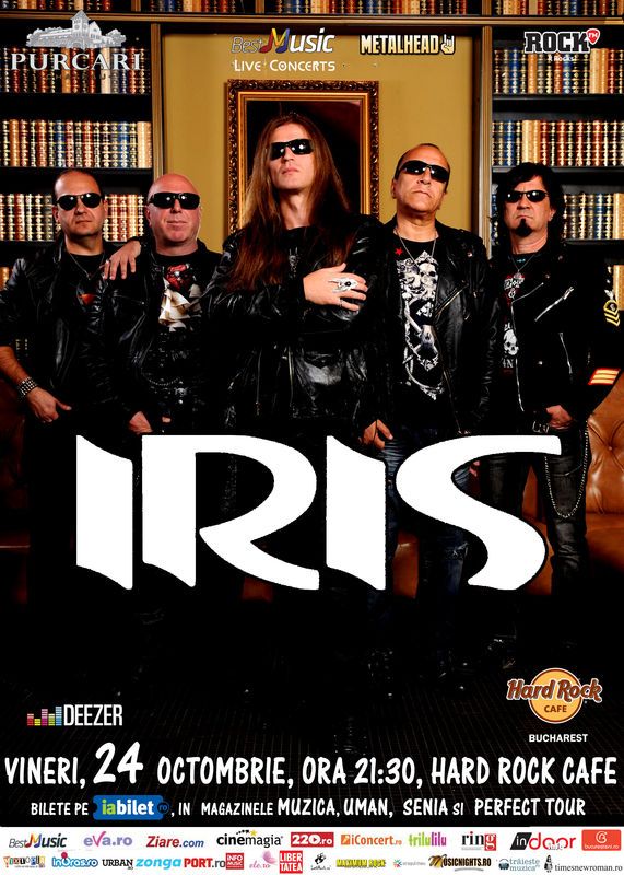 Iris canta pe 24 octombrie la Hard Rock Cafe
